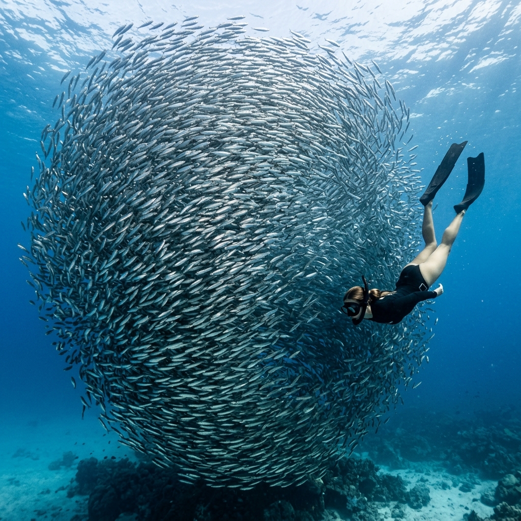 Moalboal Sardine Run